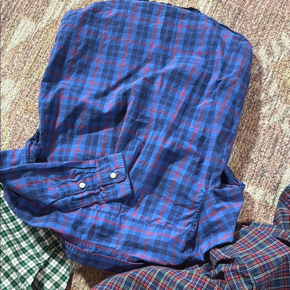 Polo Ralph Lauren boys plaid long sleeve button down cotton size 6 so cute